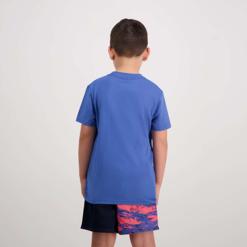 Kids Stripe T-Shirt Bright Cobalt