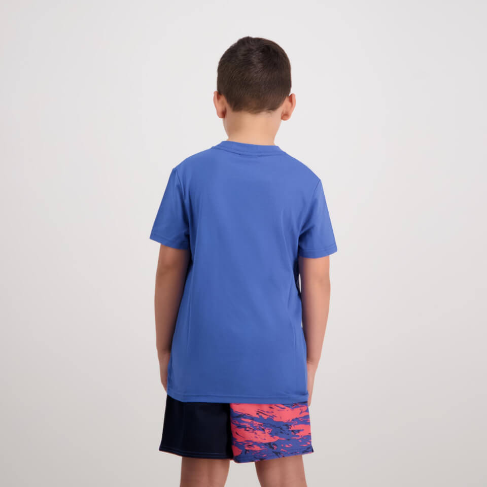 Kids Stripe T-Shirt Bright Cobalt