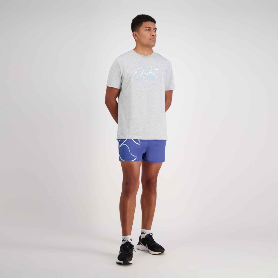 MENS BRUSH STROKE DRILL SHORT BRIGHT COBALT