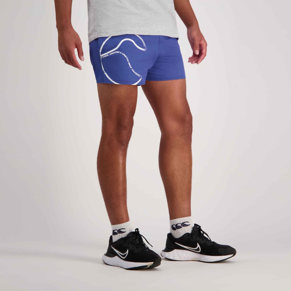 MENS BRUSH STROKE DRILL SHORT BRIGHT COBALT
