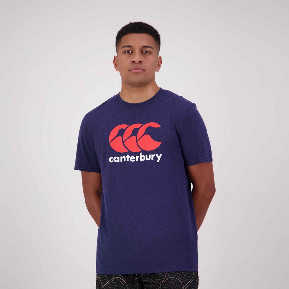 Mens Logo T-Shirt Navy Marle