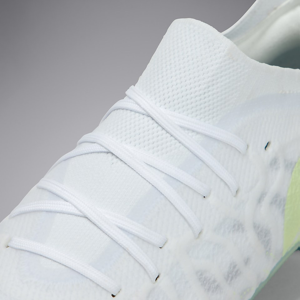 ADULT UNISEX SPEED INFINITE ELITE FIRM GROUND BOOTS WHITE/YELLOW