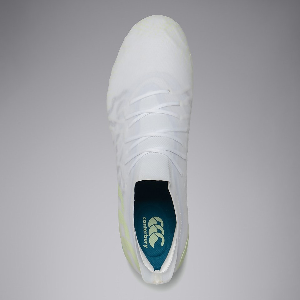 ADULT UNISEX SPEED INFINITE ELITE FIRM GROUND BOOTS WHITE/YELLOW