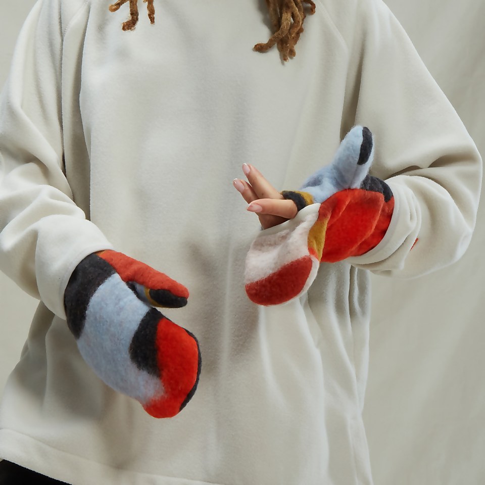 Folk x Speedo Jacquard Fleece Mittens