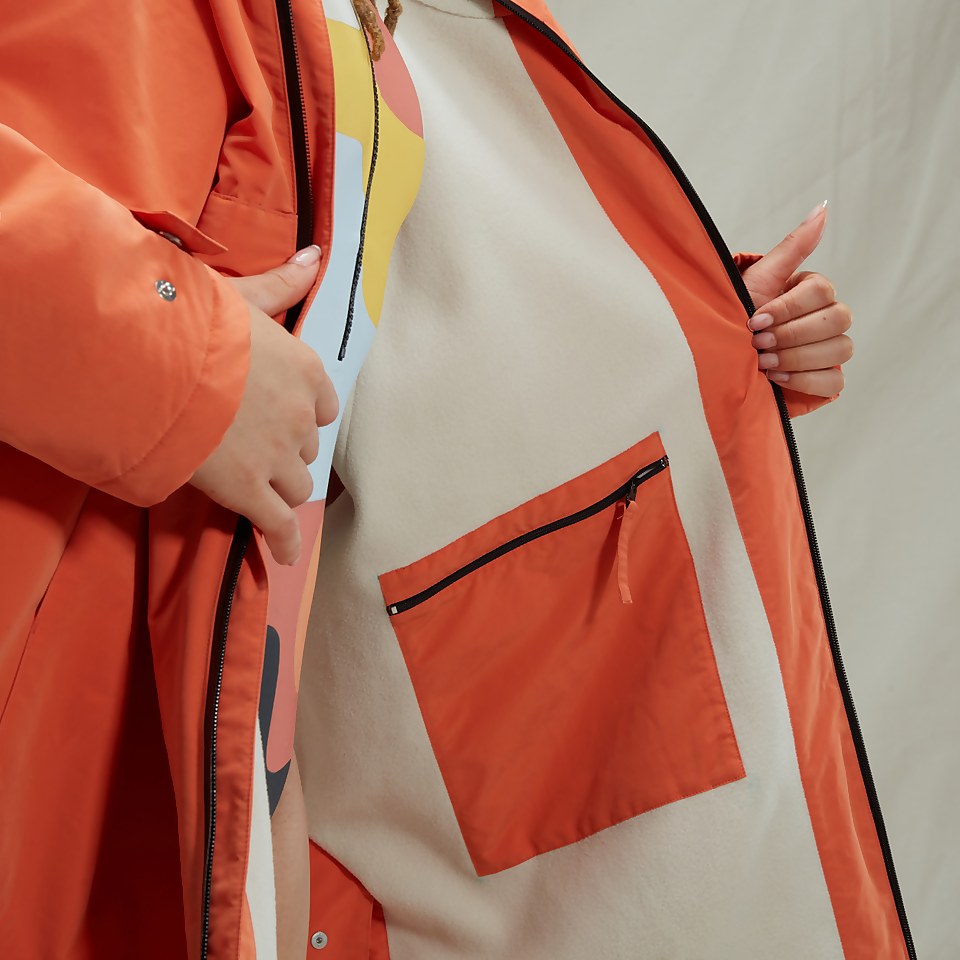 Folk x Speedo Warm Up Orange Change Robe