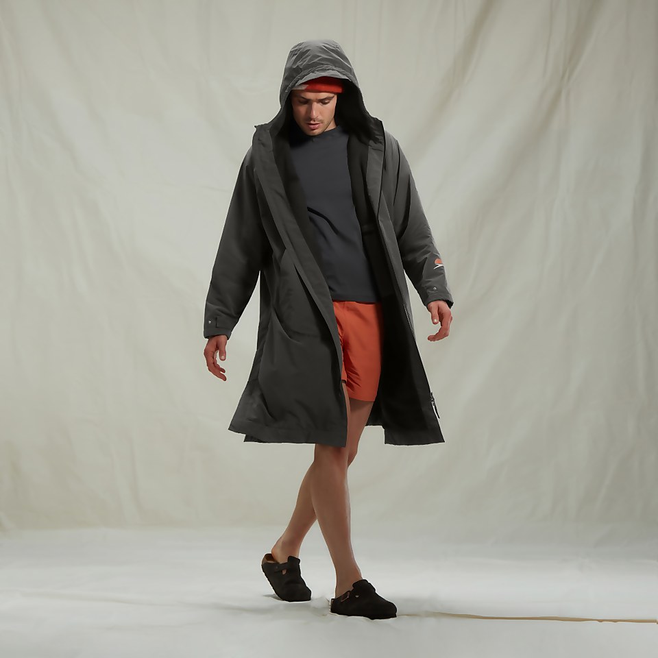 Folk x Speedo Warm Up Soft Black Change Robe