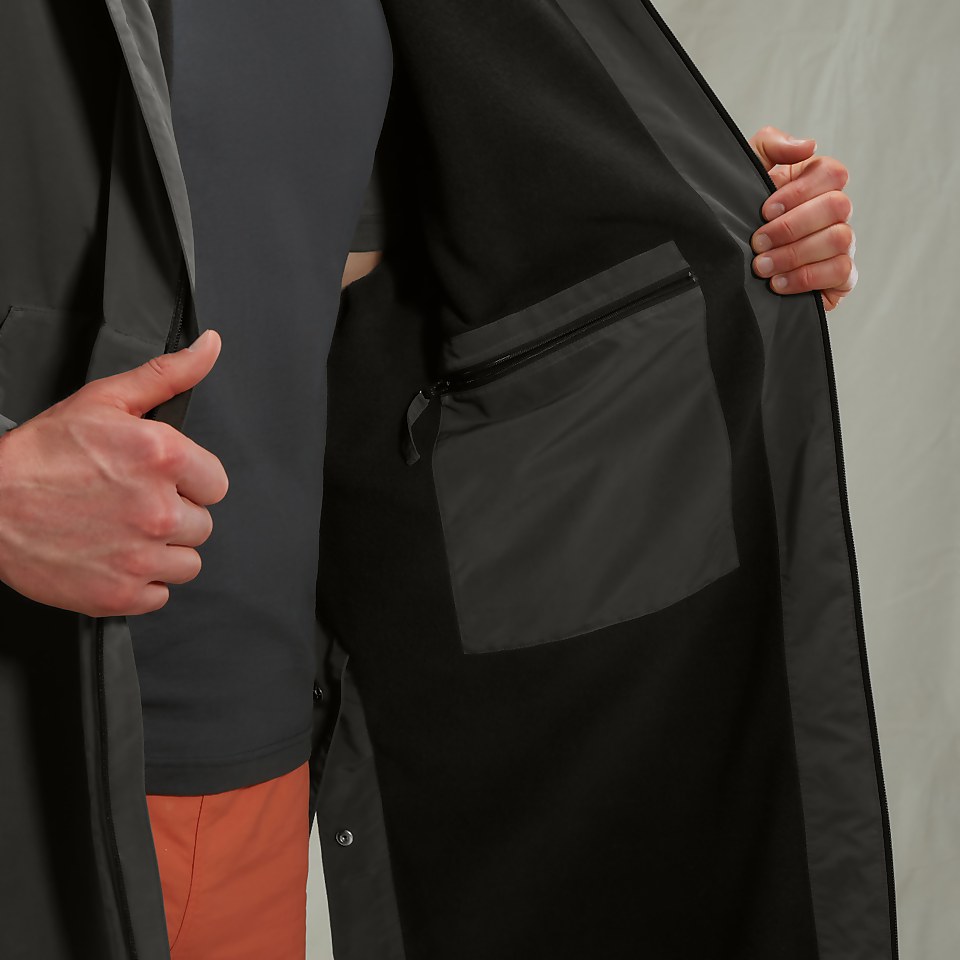 Folk x Speedo Warm Up Soft Black Change Robe