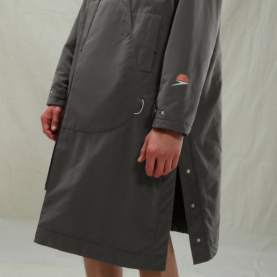 Folk x Speedo Warm Up Soft Black Change Robe