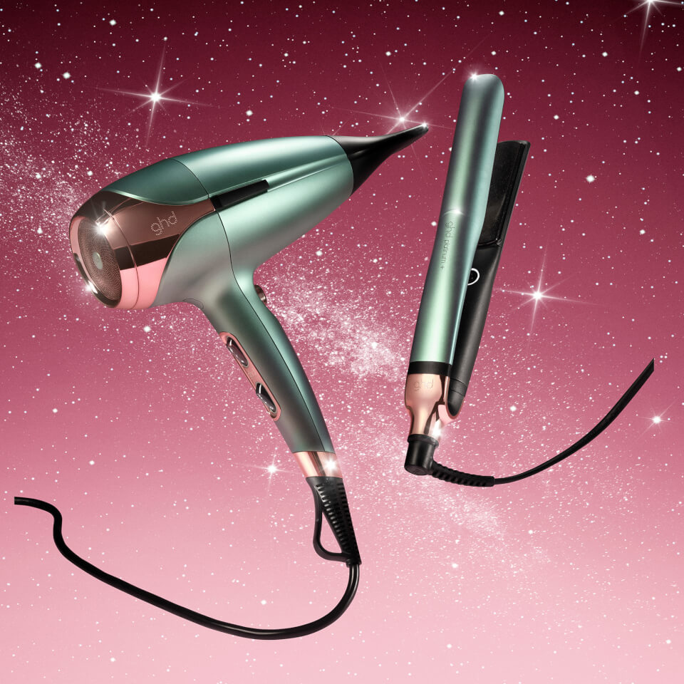 ghd Platinum+ and Helios Limited Edition Hair Straightener and Hair Dryer - Alluring Jade