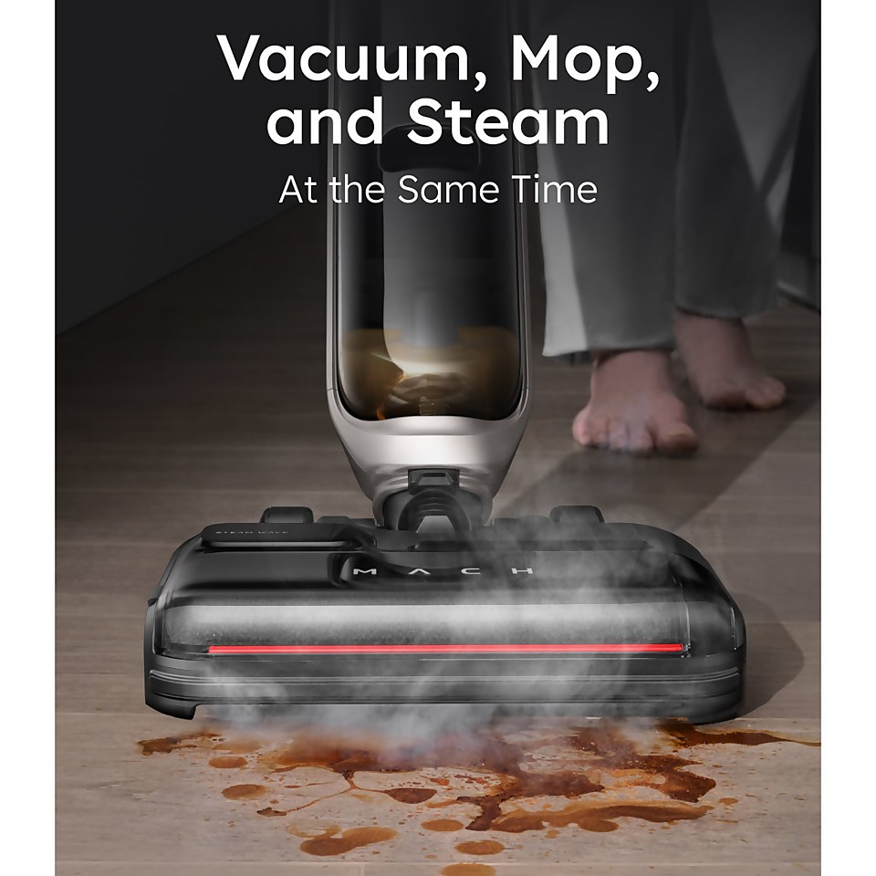 MACH V1 Cordless StickVac with Steam Mop