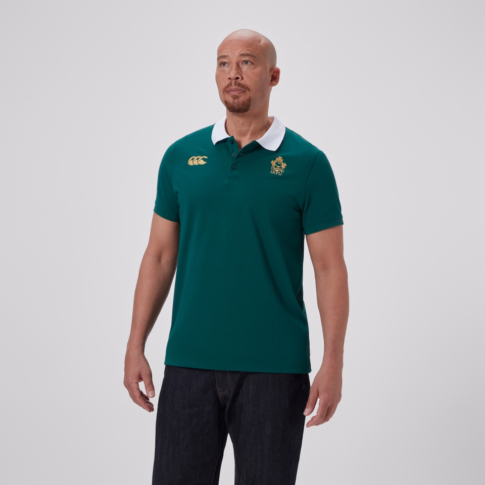 CANTERBURY IRE 150TH POLO SHIRT AM GREEN