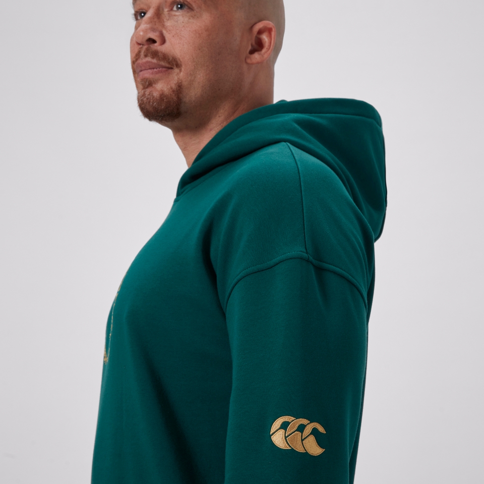 CANTERBURY IRE 150TH HOODIE AM GREEN