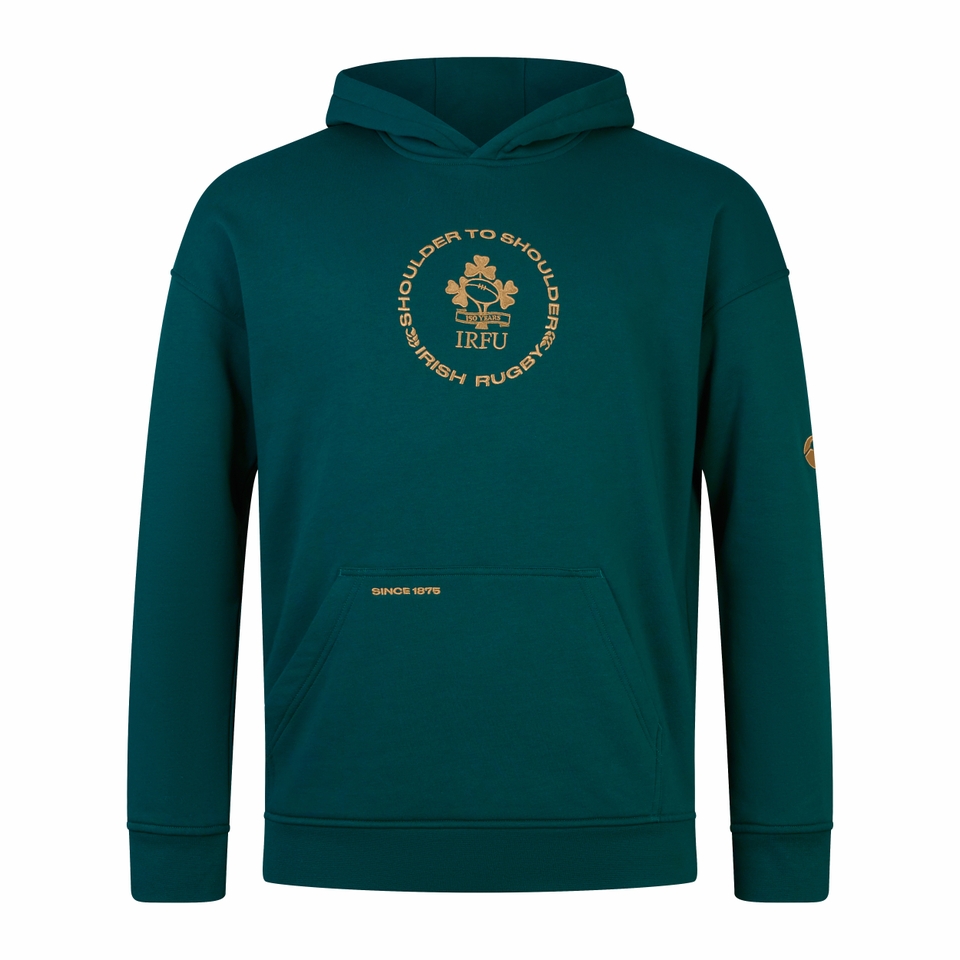 CANTERBURY IRE 150TH HOODIE AM GREEN