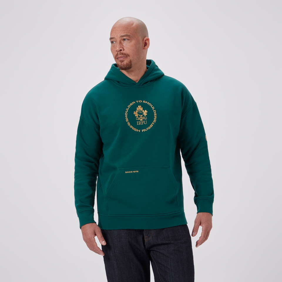 CANTERBURY IRE 150TH HOODIE AM GREEN