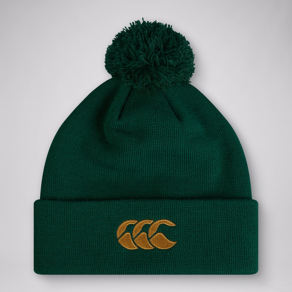 ADULT UNISEX IRELAND 150TH BOBBLE HAT GREEN