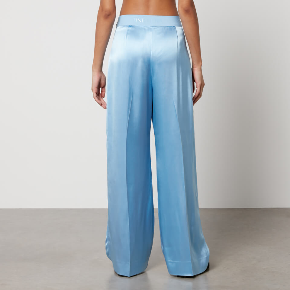 Blue 2025 satin pants