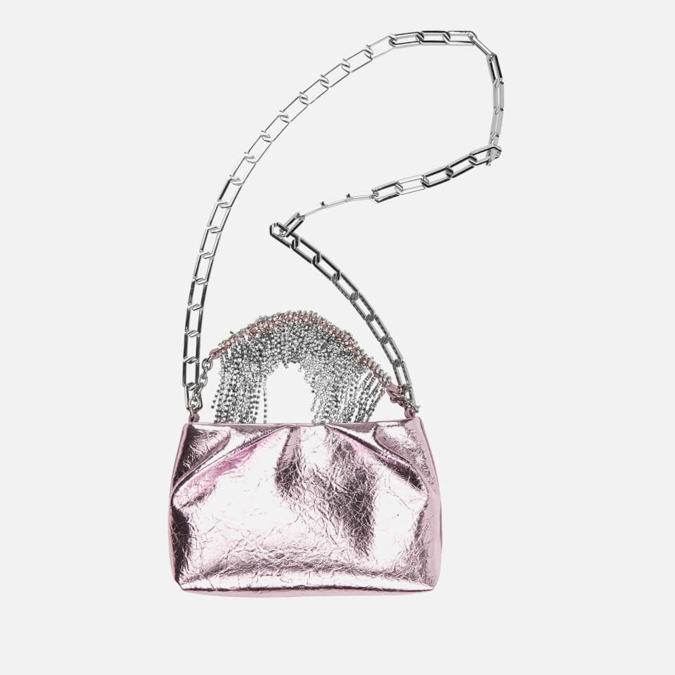 Stine Goya Women's Cruz Mini Crystal Fringe Crossbody Bag - Lunar Pink