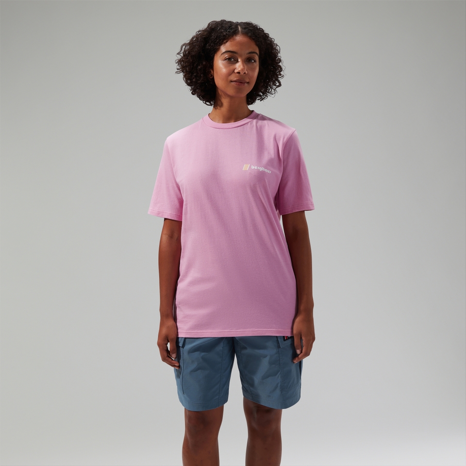 Unisex Climbing Record Short Sleeve T-Shirt - Purple