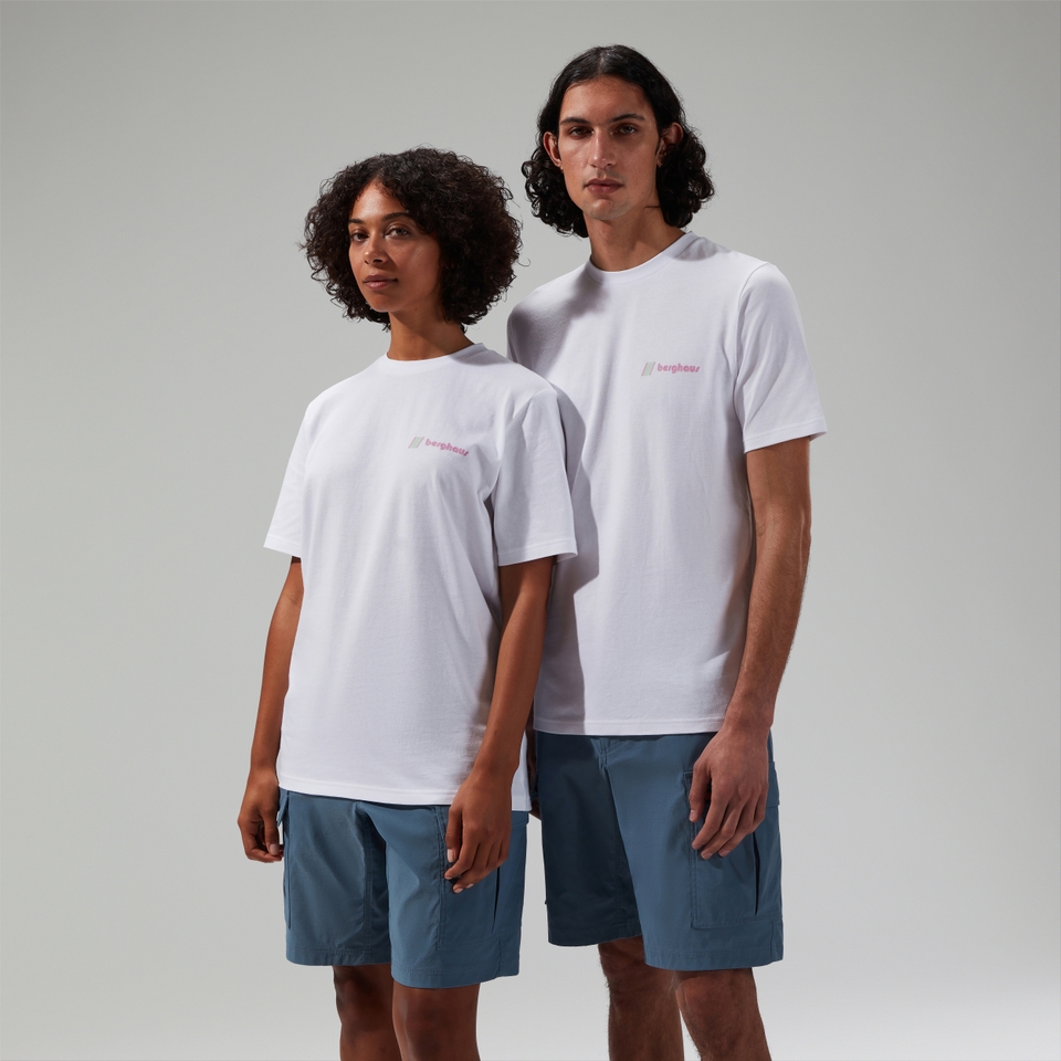 Unisex Natural Grit Short Sleeve T-Shirt - White