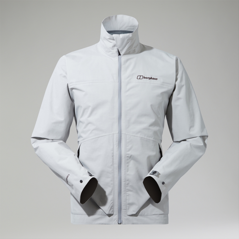Wasserdichte Woodwalk Herren-Jacke Grau