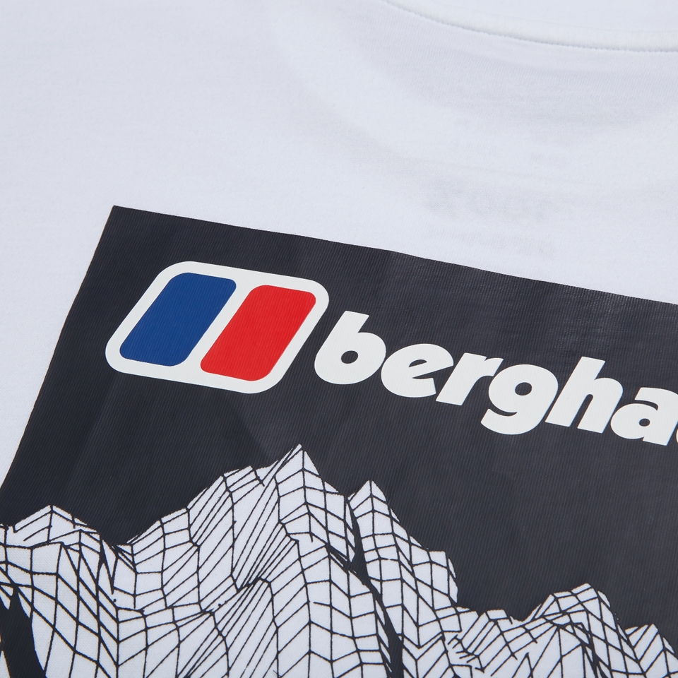 MTN Lineation Herren-T-Shirt Weiß