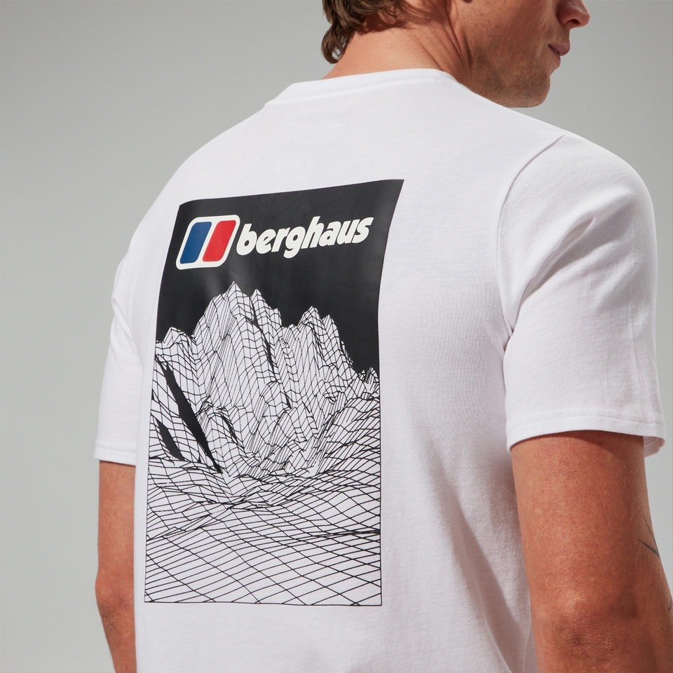 MTN Lineation Herren-T-Shirt Weiß