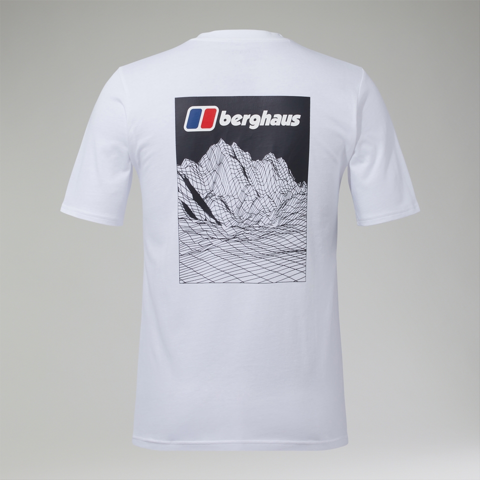 MTN Lineation Herren-T-Shirt Weiß