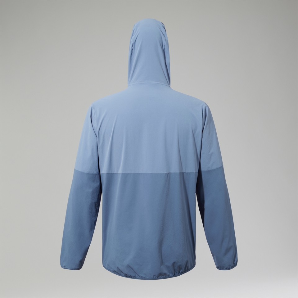 Wandermoor Herren-Wind-Smock Grau