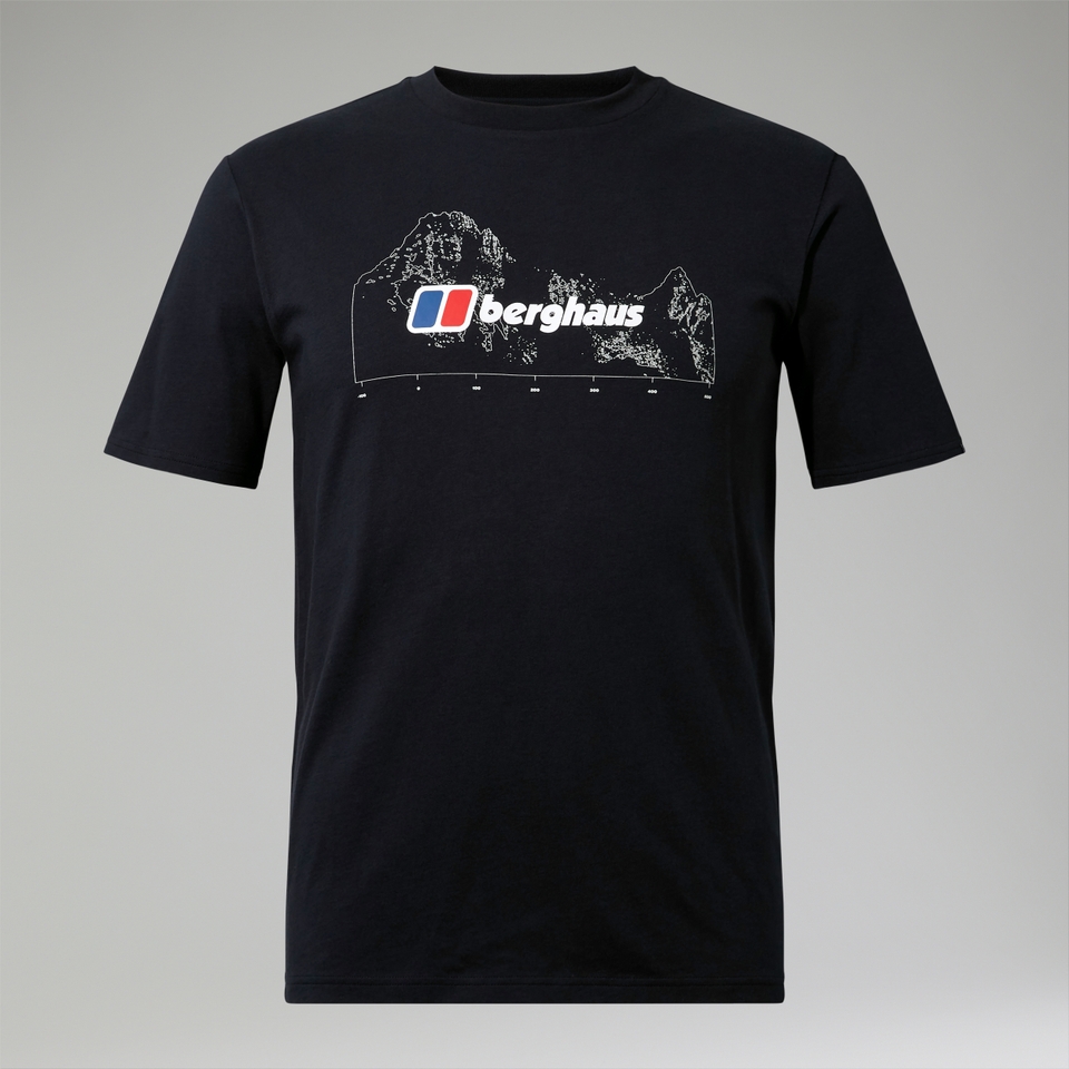 MTN Width Herren-T-Shirt Schwarz