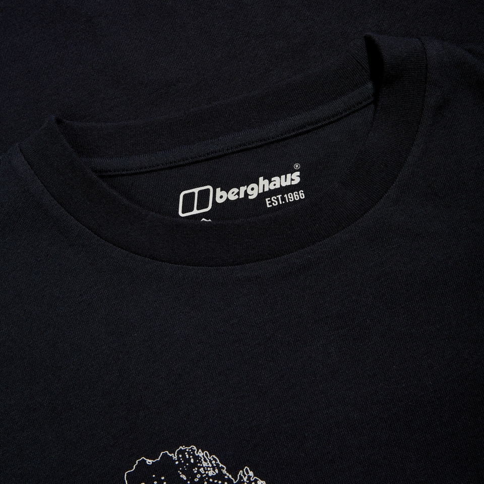 MTN Width Herren-T-Shirt Schwarz