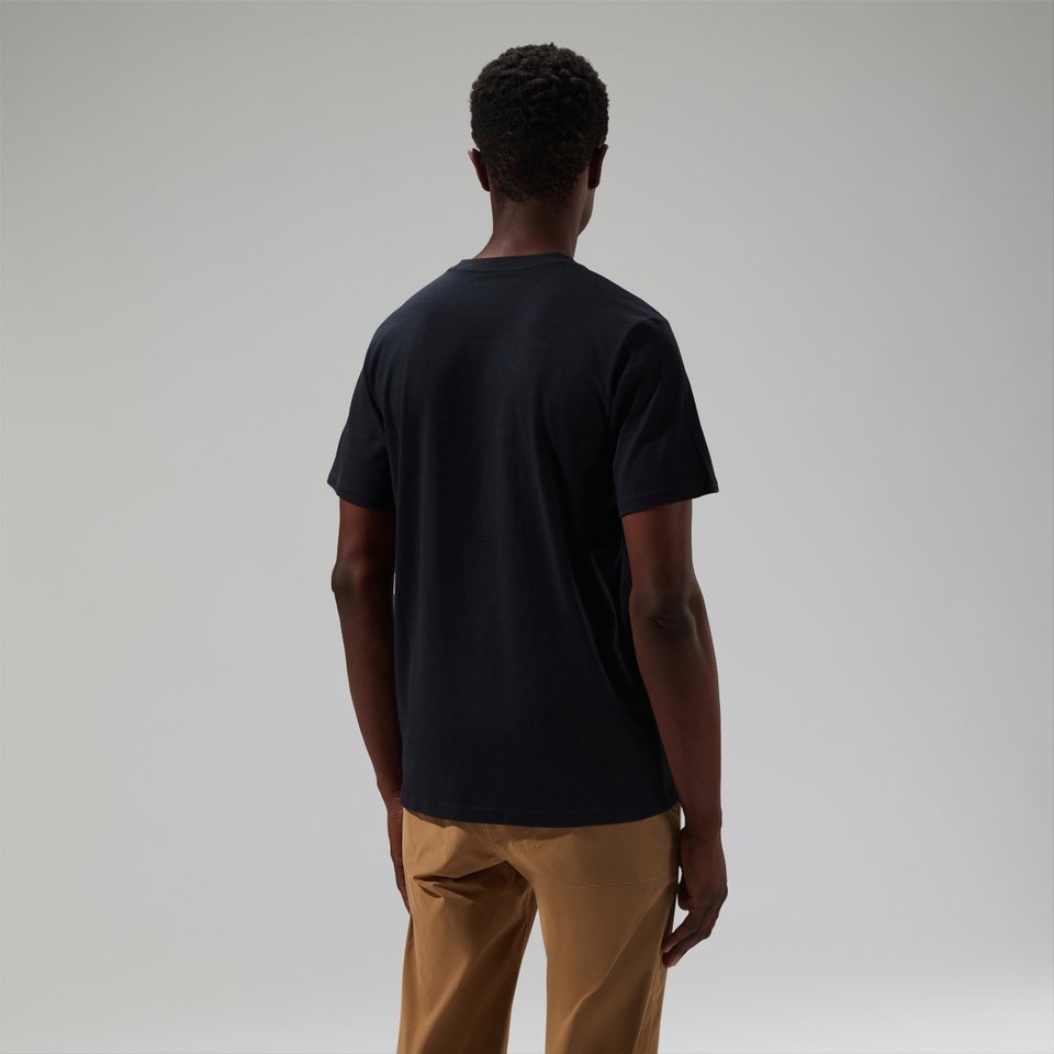 MTN Width Herren-T-Shirt Schwarz