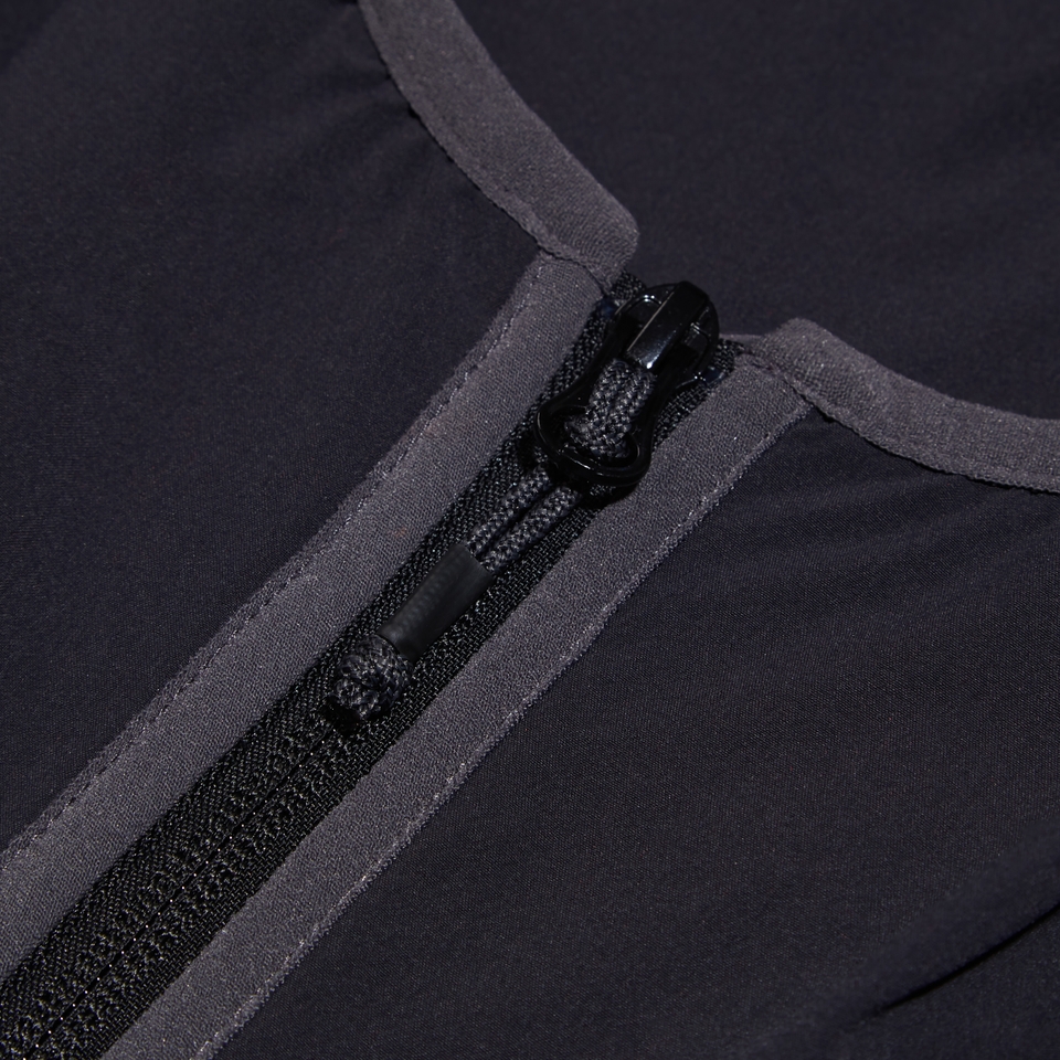 Wandermoor Herren-Wind-Smock Schwarz/Grau