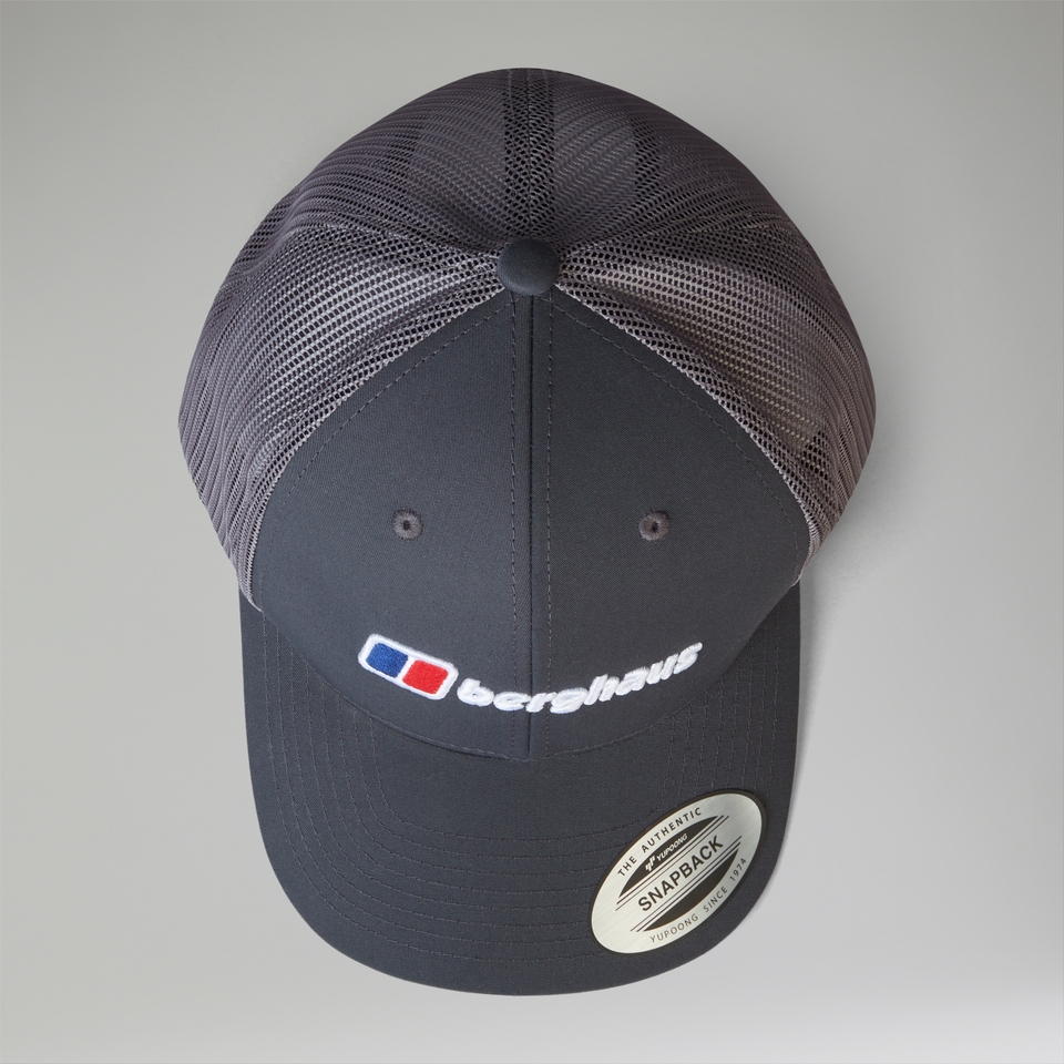 Unisex Logo Recognition Trucker Cap Grau