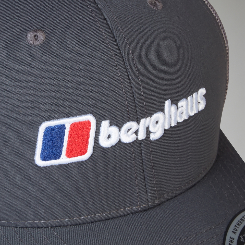Unisex Logo Recognition Trucker Cap Grau