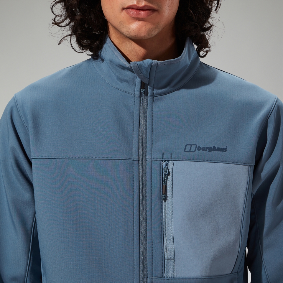 Men's Ghlas 2.0 Softshell Jacket Blue/Grey