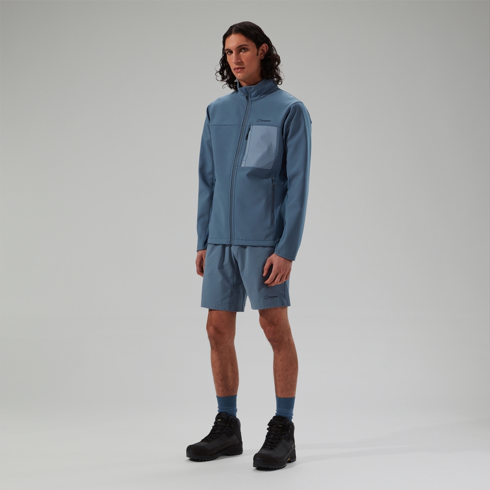 Men's Ghlas 2.0 Softshell Jacket Blue/Grey