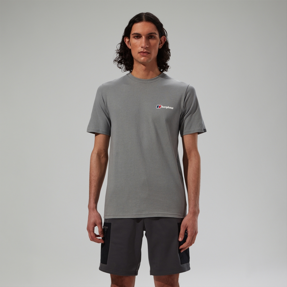 Men's MTN Lineation Short Sleeve T-Shirt - Grey