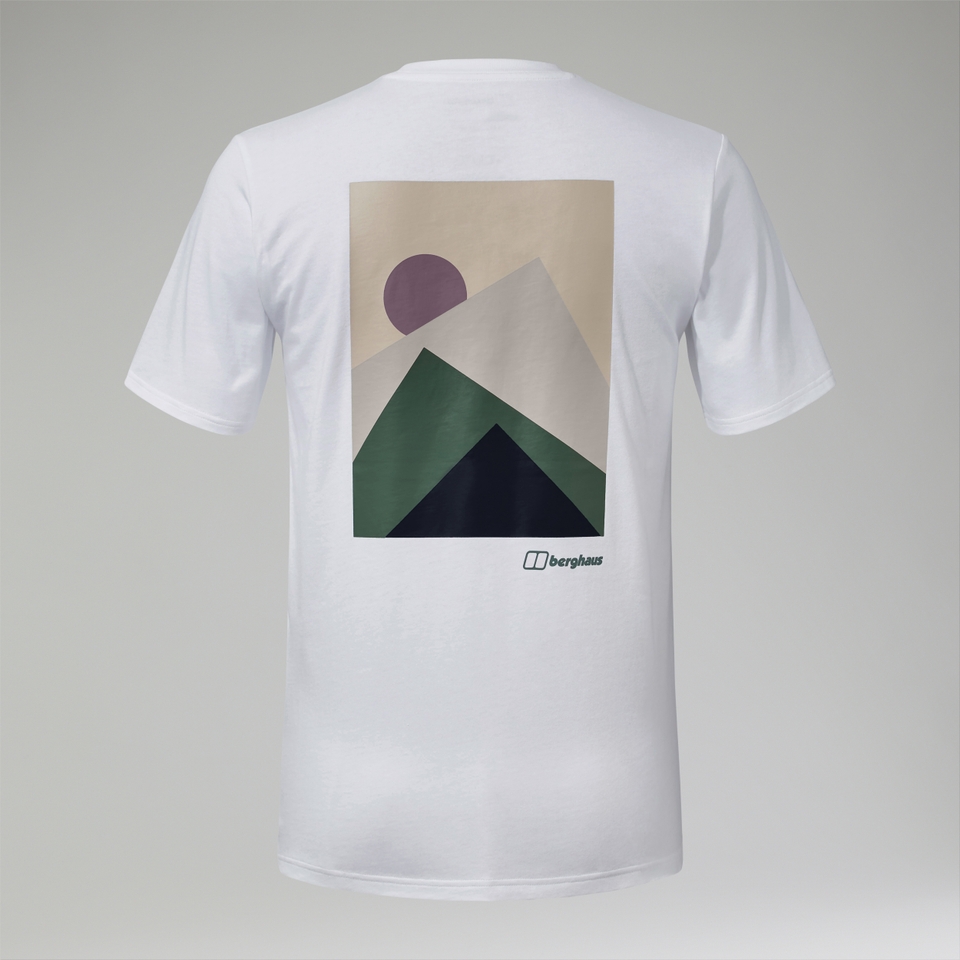 MTN Silhouette Herren-T-Shirt Weiß