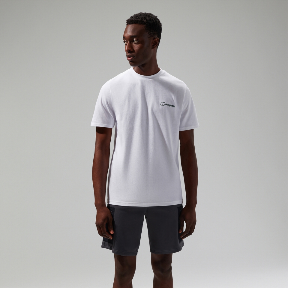 MTN Silhouette Herren-T-Shirt Weiß