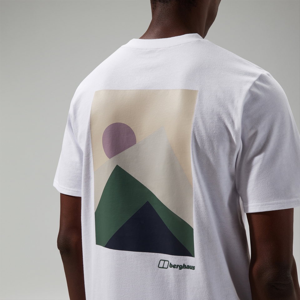 MTN Silhouette Herren-T-Shirt Weiß