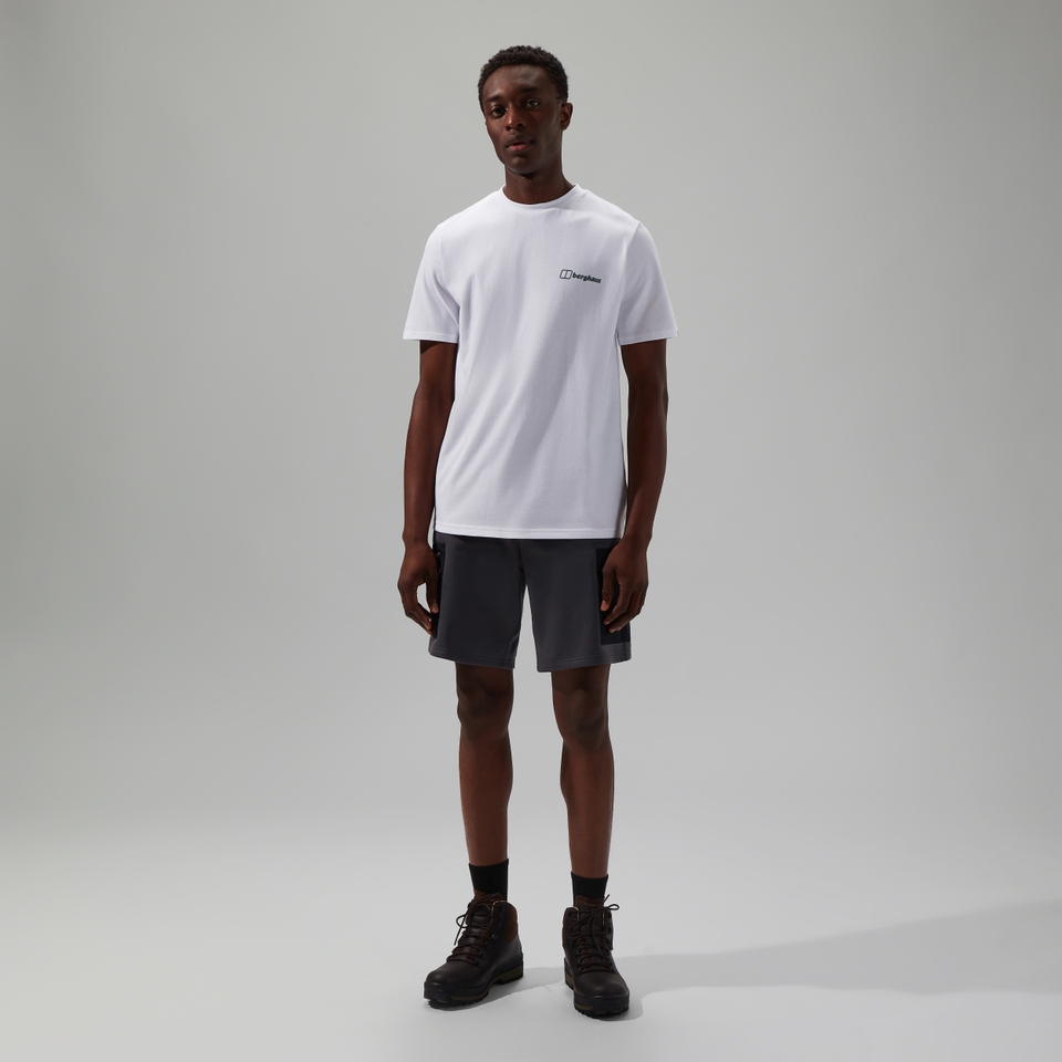 MTN Silhouette Herren-T-Shirt Weiß