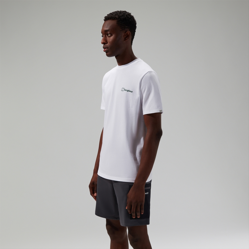 MTN Silhouette Herren-T-Shirt Weiß