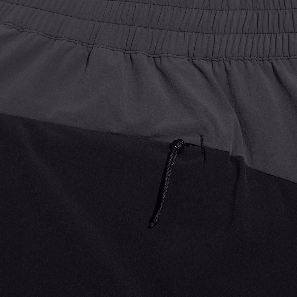 Wandermoor Wind Damen-Shorts Schwarz/Grau
