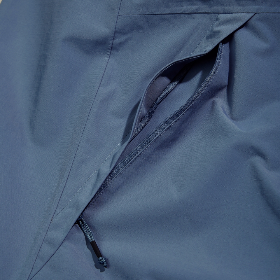 Wasserdichte Woodwalk Herren-Jacke Blau