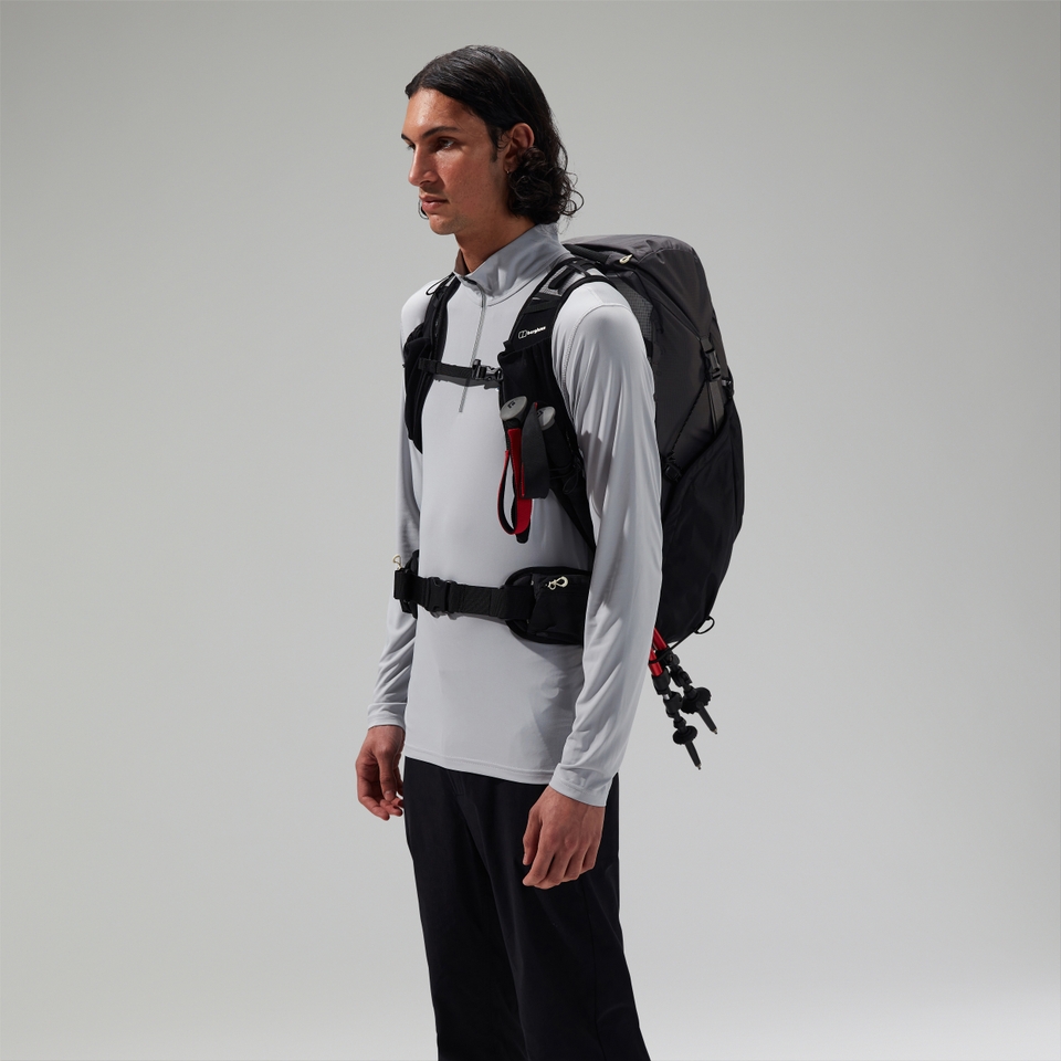 Unisex Freeflow 30L Rucksäcke Grau/Schwarz