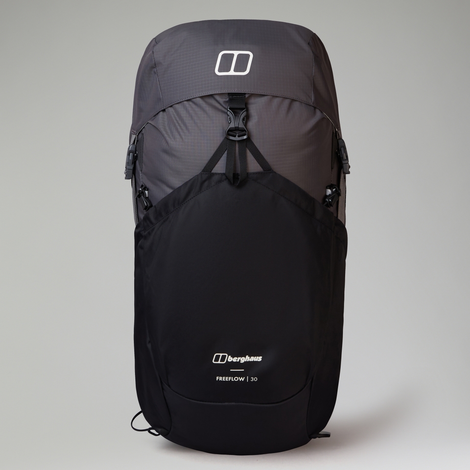 Unisex Freeflow 30L Rucksäcke Grau/Schwarz