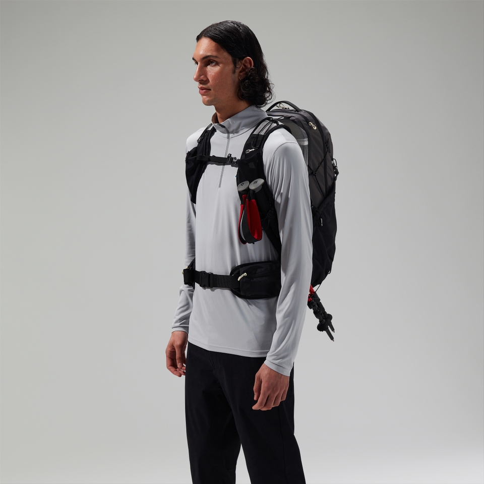 Unisex Freeflow 24L Rucksäcke Grau/Schwarz