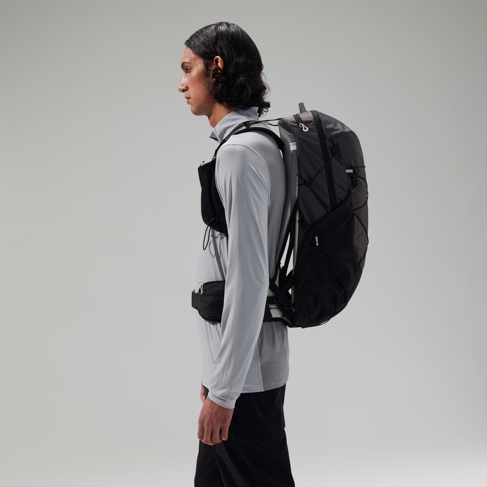 Unisex Freeflow 24L Rucksäcke Grau/Schwarz