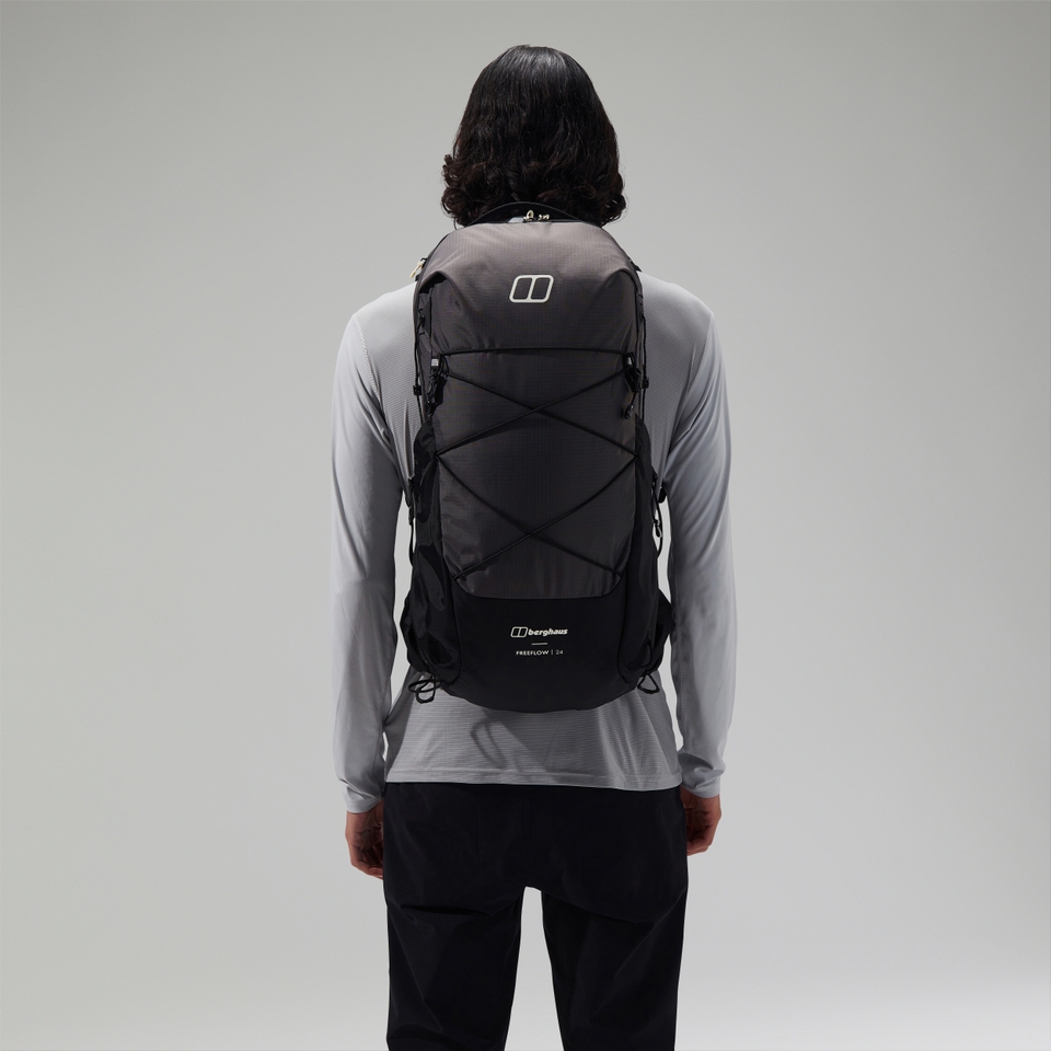 Unisex Freeflow 24L Rucksäcke Grau/Schwarz