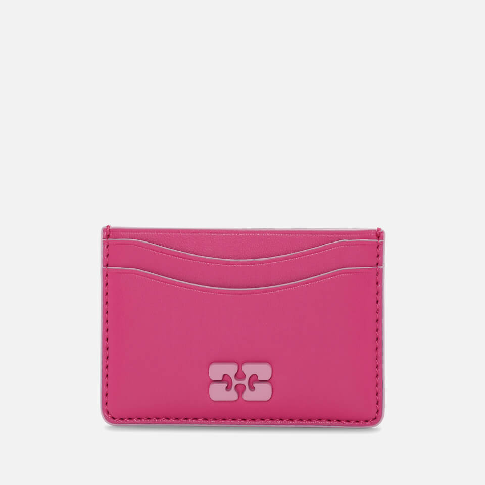Ganni Women's Bou Card Holder - Shocking Pink